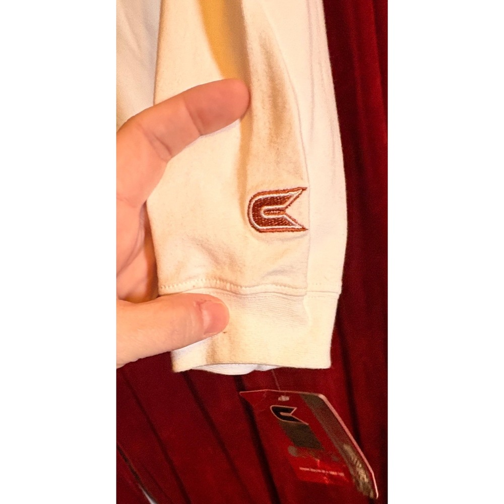 Colosseum Turtleneck Men M White Good Texas Longhorns Embroidered NCAA Top - Picture 7 of 11